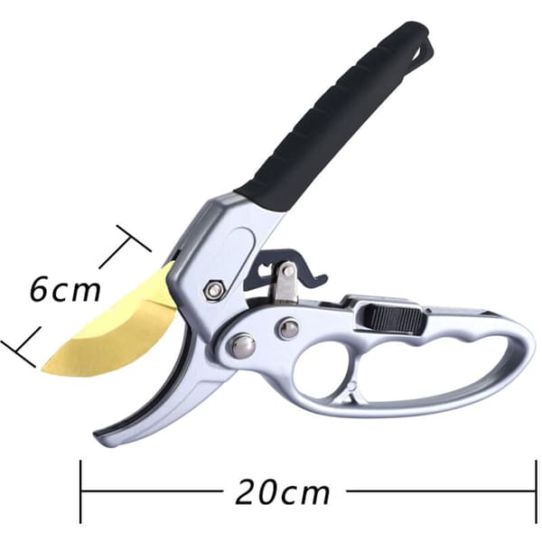 Professionel, let og praktisk manuel beskærersaks til tykke grene. Længde: 20 cm / Bredde: 8 cm