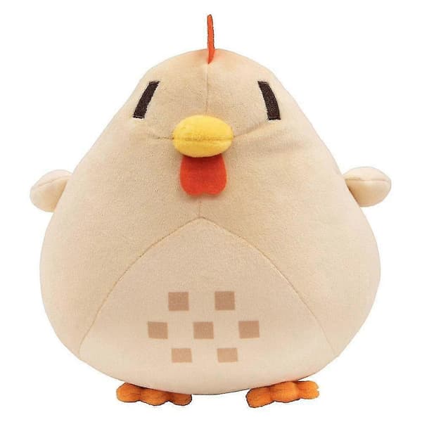Stardew Valley Kylling Plyslegetøj Beige Beige
