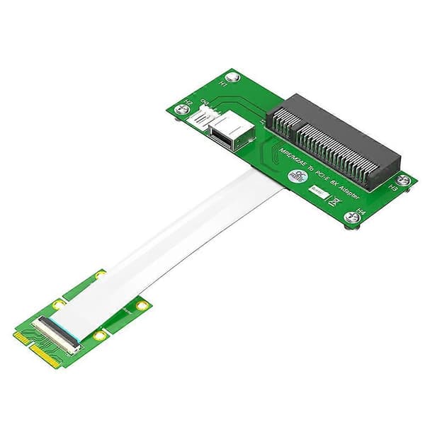 Mini PCI-E til PCI-E 8X adapterforlengelseskabel med høyhastighets FPC-kabel for PCIE Test Extender, B
