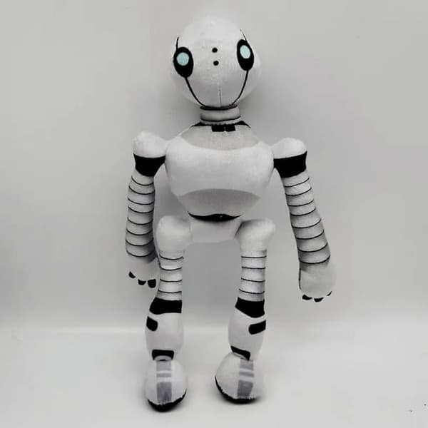 Vilda robot plysjlegetøj til børn, blød tøjdyrsrobotven