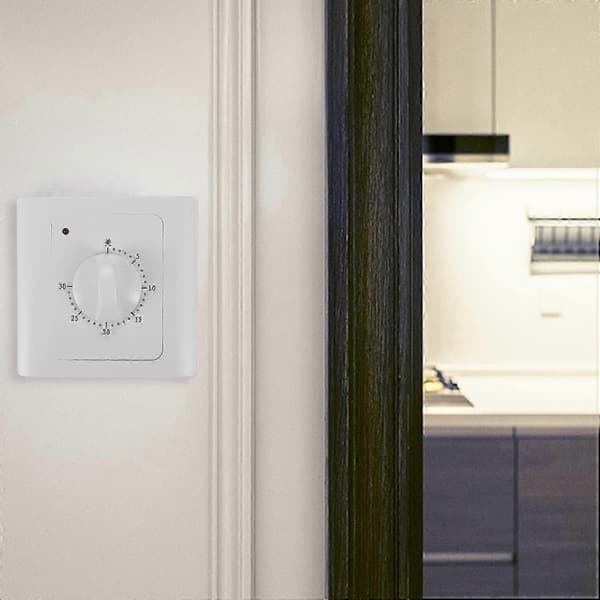 AC 220V 10A 30 Min Nedtellingstimer Strømbryter Elektrisk Digital Tid Plug Kontroll Strømbryter Timer Uttak Vri Stil Mekanisk bs [DB]
