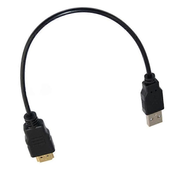 20 tommer HDD A Han til USB 2.0 Han Adapter Konverter Opladerkabel
