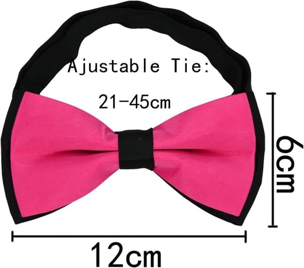 Slips til mænd, færdigbundet justerbart slips til formel smoking-slips, elegant slips str. one size, farve to -