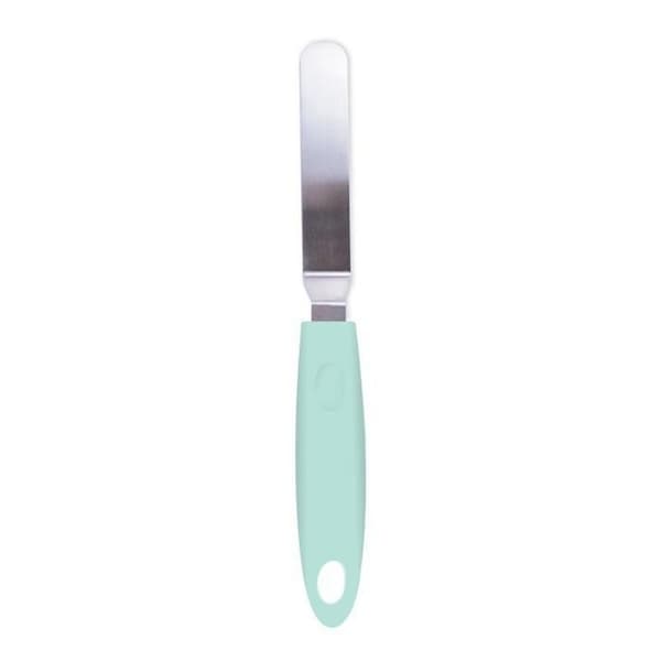 Mini vinklad spatel i rostfritt stål 21 cm