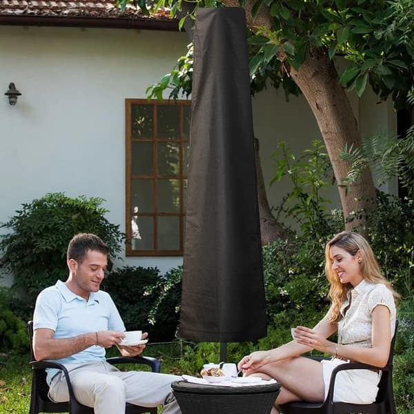 Parasol Cover - Standing Parasol - Waterproof / Dustproof / Weatherproof - Robust & Durable - 200x55x35cm - Black