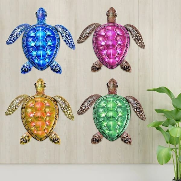 Turtle Ornament Turtle Decoration GREEN Green
