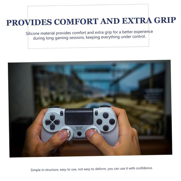 4 stk. tommelfingerkapper til spilcontroller panda-design joystick-beskyttelsesetuier af silikone kompatible ergonomiske joystick-covers letvægtsinstallation -