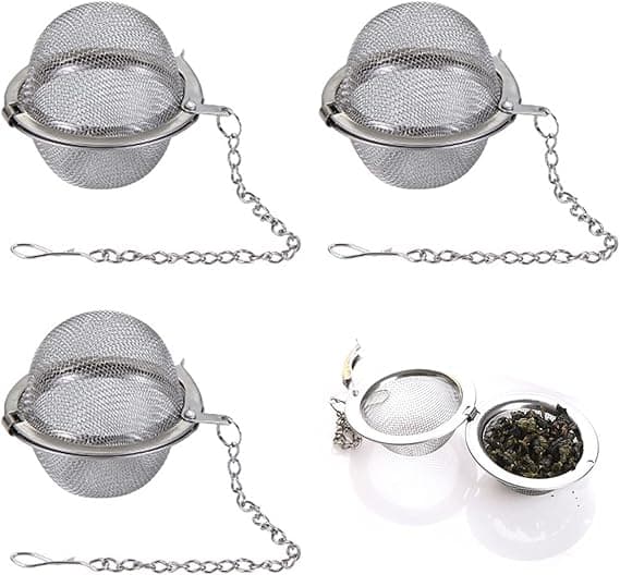 3-pak teinfuser, opgraderet tesigte, premium teinfusere til