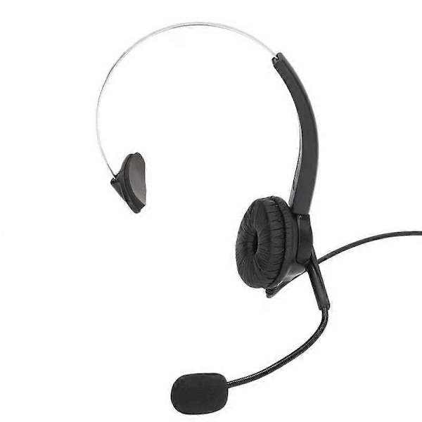 RJ9 Headset Brusreducerande Ergonomisk Justerbar Volymkontroll Datorheadset för Onlinelektioner hot