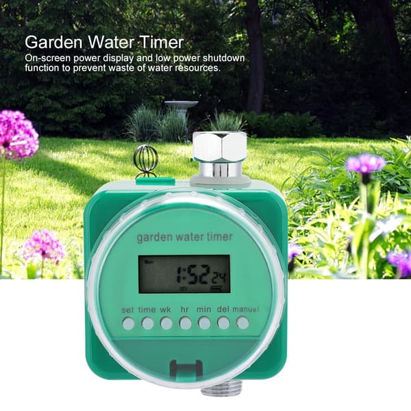 Automatic Home Garden Balcony Water Timer Timed Watering Equipment for Spray Drip Irrigation