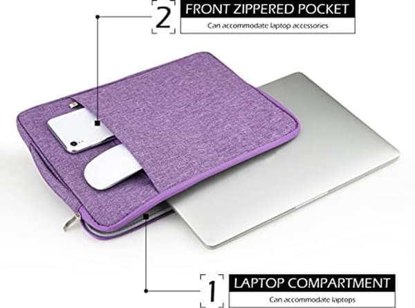 Laptop Sleeve 15.6 inch with Handle - Protective Laptop Case for PC and Chromebook