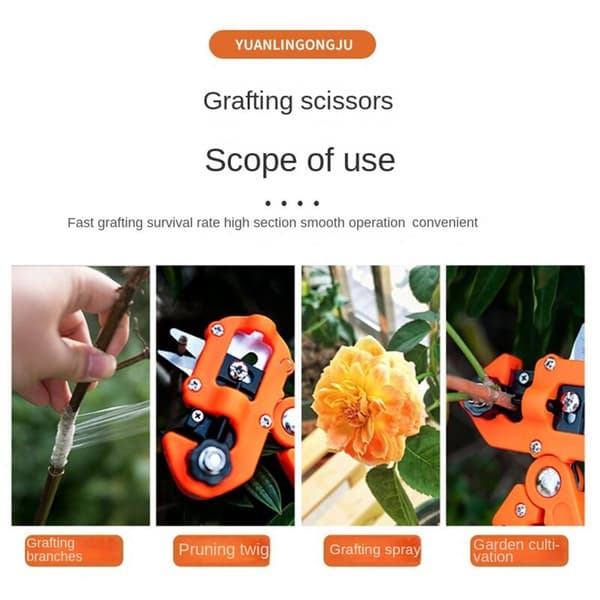 Garden Grafting Tool, Multifunctional Grafting Shears Grafting Machine Grafting Device for Fruit Trees and Vines