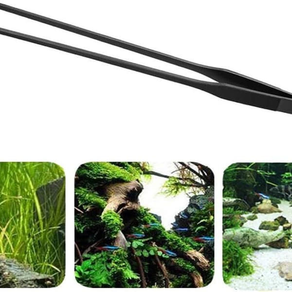 Akvarietang, buede fodertænger, plantetang KLB