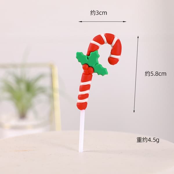 Five Styles Five Pieces Bichon Cake Decorations Christmas Gift Box