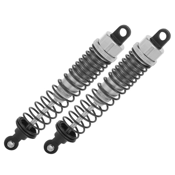 Adjustable 110mm Full Metal Shock Absorber with Spring Damper, Fits Traxxas Slash 2WD Silver