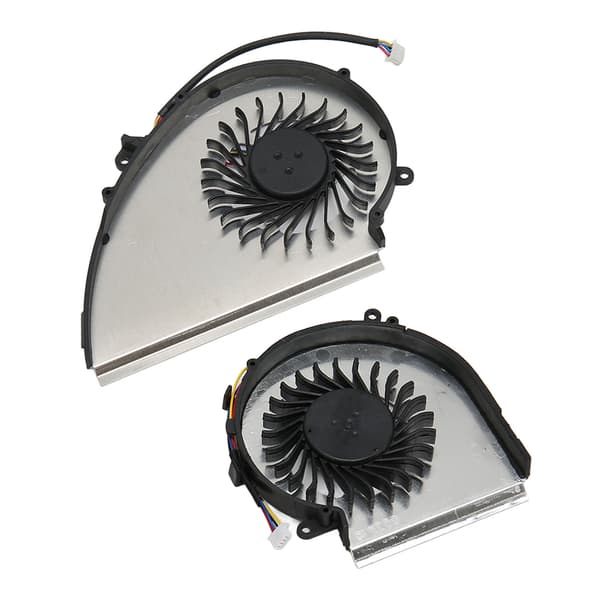 Køleventilator 4-benet aluminiumslegering ABS let udskiftelig bærbar køleventilator til MSI GE72VR GP72VR GP72MVR CPU-køleventilator og GPU-køleventilator