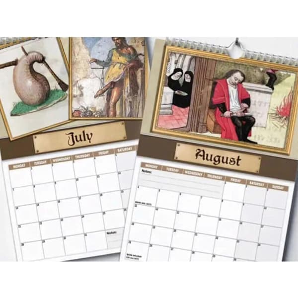 Middelalderlige Dick Pics 2025 Kalender