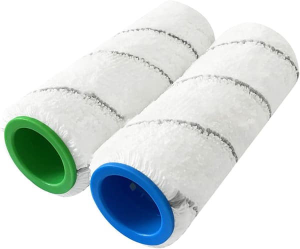 Set of 2 Microfiber Replacement Rollers for Kärcher FC3D FC5 Hard