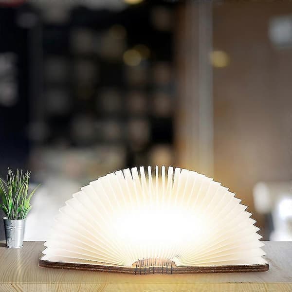 Portable USB Rechargeable LED Magnetic Foldable Book Lamp Night Light