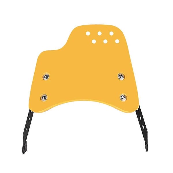 Motorcycle Windshield Wind Deflector Screen Protector for Scrambler 400 800 (Yellow)