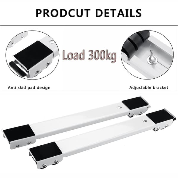 Washing Machine Base, Adjustable Household Appliance Stand, Refrigerator Washing Machine Base, Appliance Drying Rack, Shockproof Noise Reduction