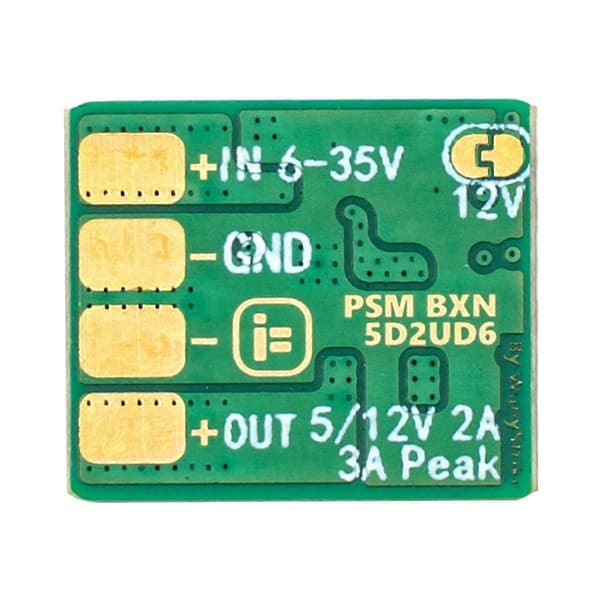 1 stk BXN 5D2UD6 5V/2A 12V/3A Mini 2-8S BEC for RC Multirotor Fly FPV Freestyle Drone DIY Deler
