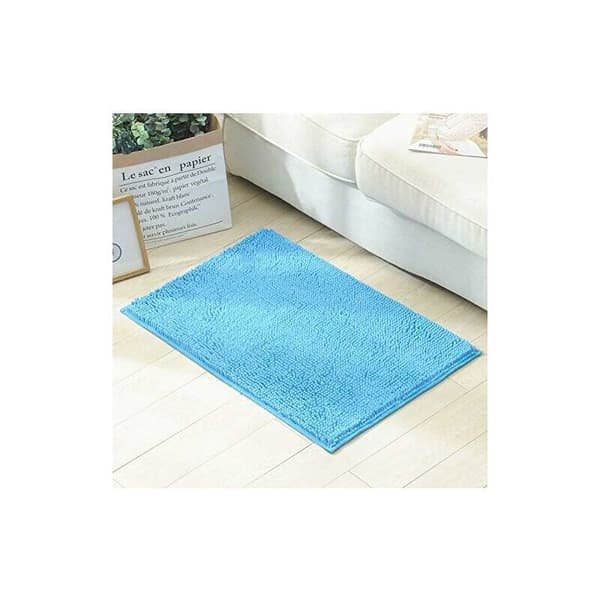 Chenille Microfiber Fur Bathroom Non-Slip Mat, Soft and Comfortable Bathroom, Super Absorbent, Non-Slip and Thickened (30x50)