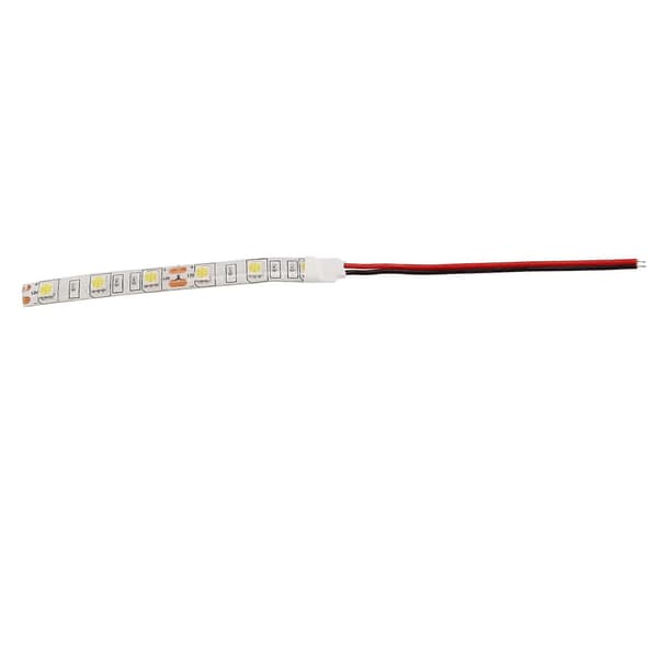 10 stk 10 cm vanntette hvite 5050 LED-lysstriper DC 12V for campingvogn, båt og bil