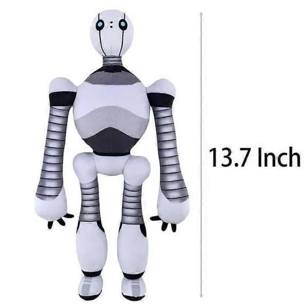 Vilda robot plysjlegetøj til børn, blød tøjdyrsrobotven
