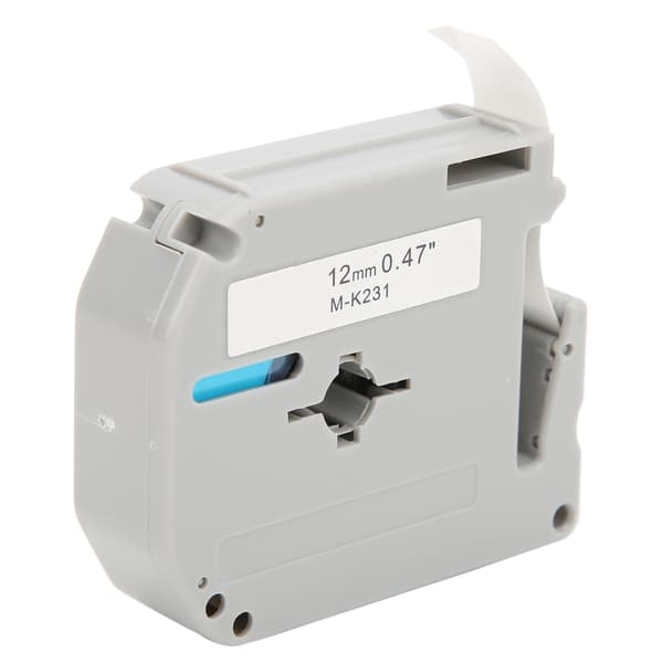 Label Maker Refill, Uniform Inking, High Toughness, Clear Print Quality, Label Machine Tape for Printer, Black on White