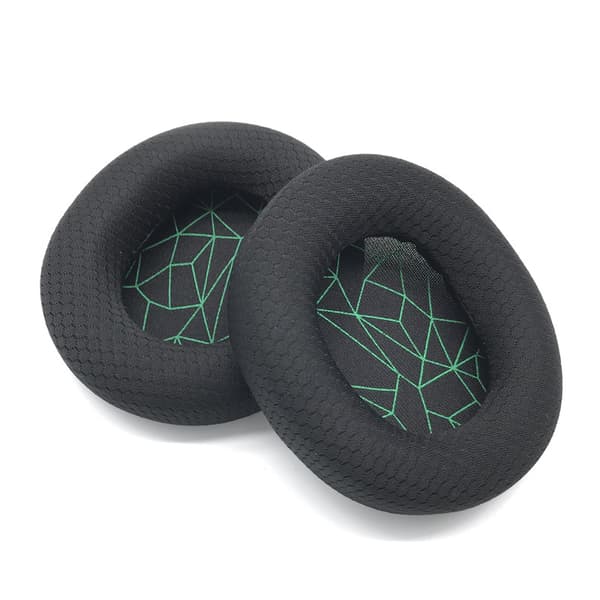 Erstatningsøreputer for Steelseries Arctis 7, 1, Pro, 3, 5, 7+, 7P, 7X, 9, Nova Pro, Prime Headset (Svart og Grønn)