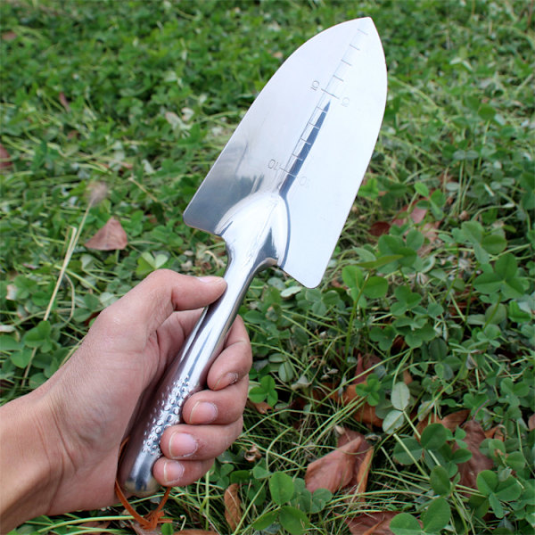 Avanserte hageredskaper Hageredskaper Rustfritt stål Liten spade Blomsterspade Liten spade Spade Utendørs blomsterhagearbeid