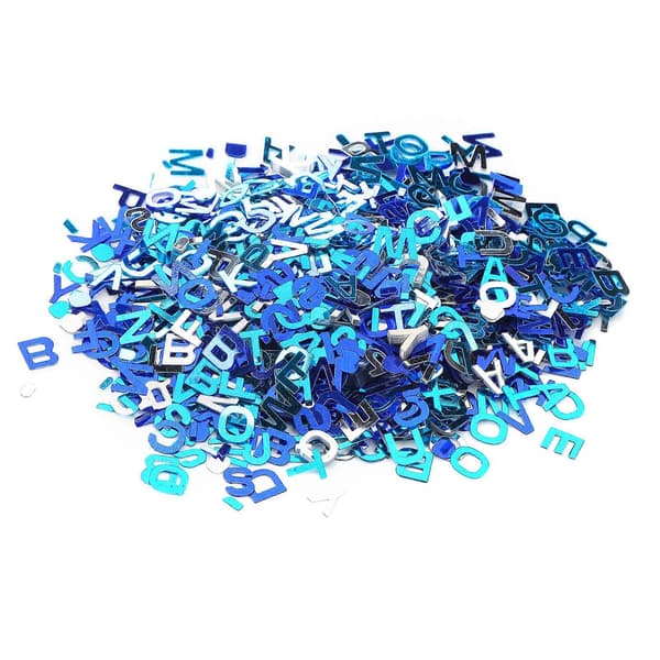 8mm Blue Confetti Party Glitter Sequins Table Decorations for Thanksgiving Baptism Letter