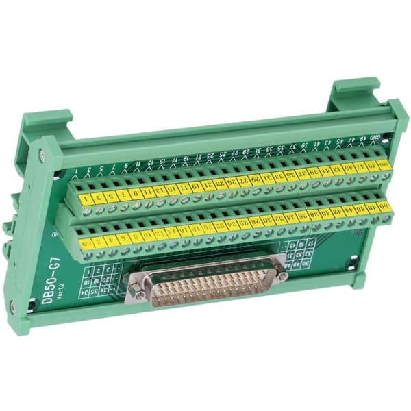 PCB Terminalblokmodul, Kobber Hunforbindelse med Trykt Etiket, Oxidationsbestandig, 60V DC
