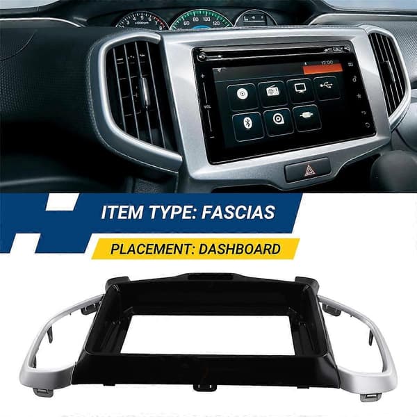 9 Inch Car Frame Fascia Adapter Android Radio Dashboard Mounting Panel Kit for Solio 2015-2020