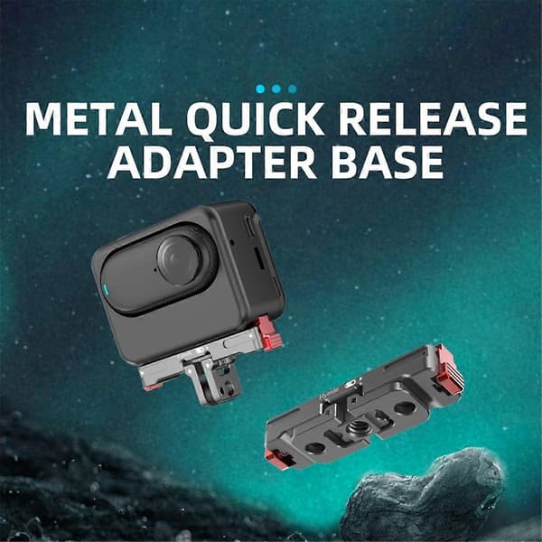 för GO3 Magnetic Quick Release Base Mount Accessory Thumb Camera Rechargeable Charging Base Mount