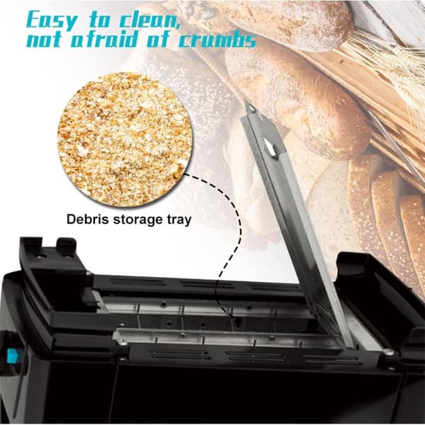 2-slice toaster with wide slots - 220V EU plug - Automatic slot centering - Removable crumb tray - For home use