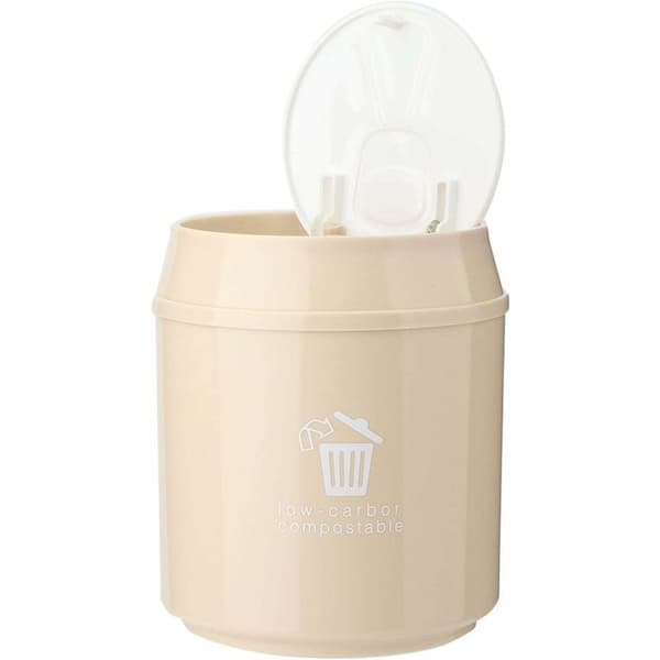 Mini Squeeze Papperskorg Liten plastpapperskorg med lock kontor soffbord byrå