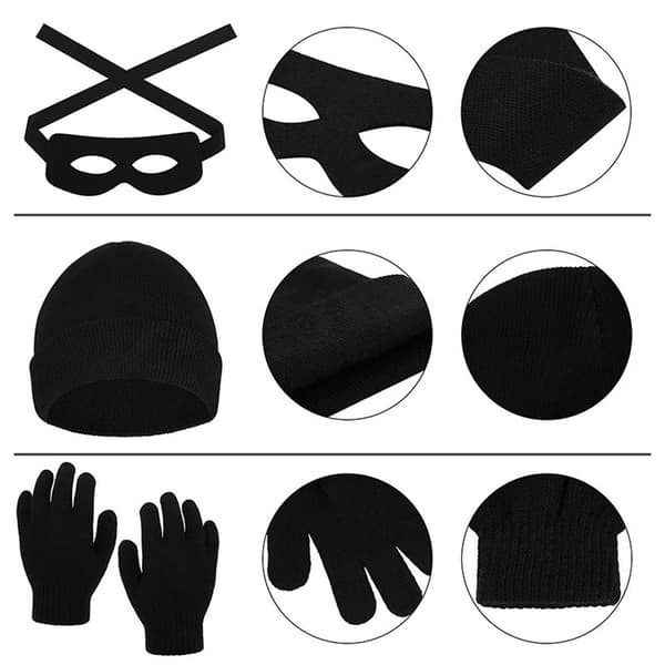 Tyvekostume til kvinder 6-delt sæt - Halloween Cosplay Outfit