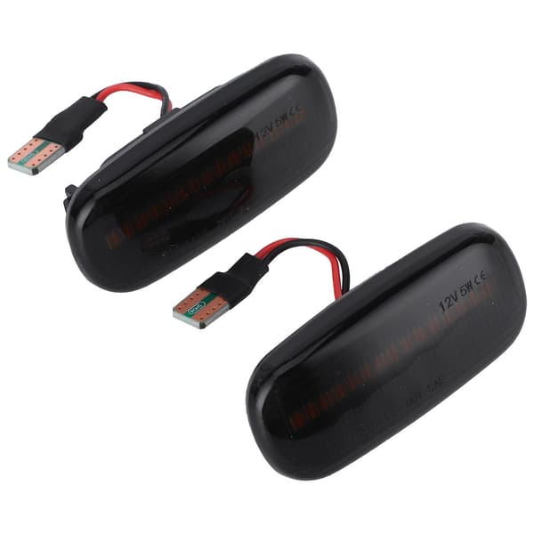 2 stk. LED sidemarkeringslys bilskærm blinklys signallampe til A3 A4 A6 8P 8E 4F [DB]