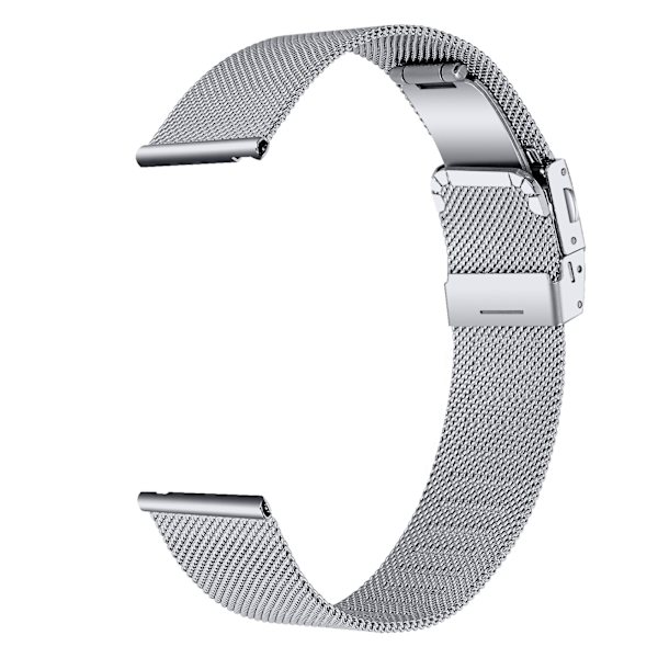 Armbånd Rustfrit Stål Garmin Venu 3S / Forerunner 265s 18 mm Sølv