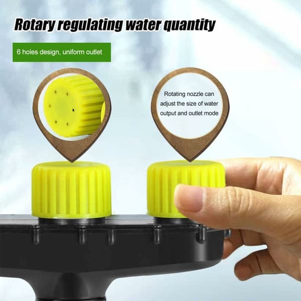 Agricultural Sprayer Garden Irrigation Nozzle Shower Atomization Irrigation Tool Adjustable Water Volume Size (5 Heads)