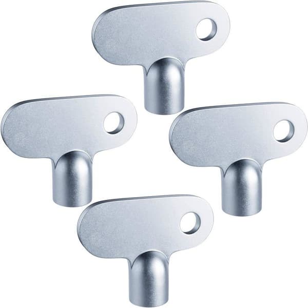 Radiator Bleed Key, 4 Pcs Radiator Bleed Key, Bleed Plug, Valve Bleed Key, Heater Bleed Key