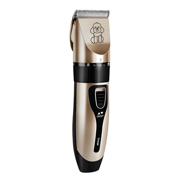 Pet Hair Clippers with Ceramic Blade, 4 Adjustable Combs for Dog and Cat Grooming Kit-FX-