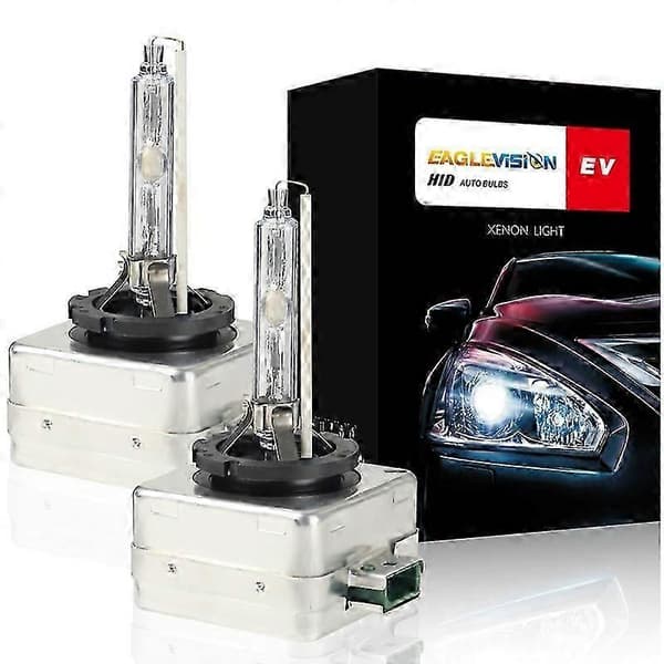 D3S Xenon HID Bulbs 35W 6000K White for Charger, 2-pack