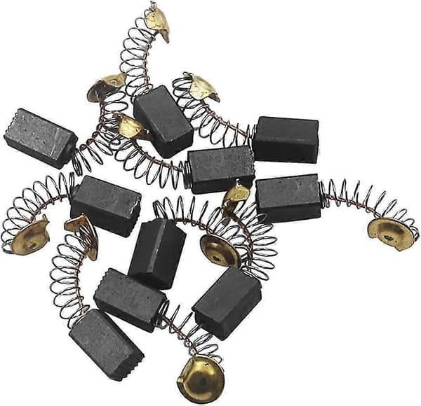 10 stk. kulbørster til motor, 6,5x7,5x12,5mm