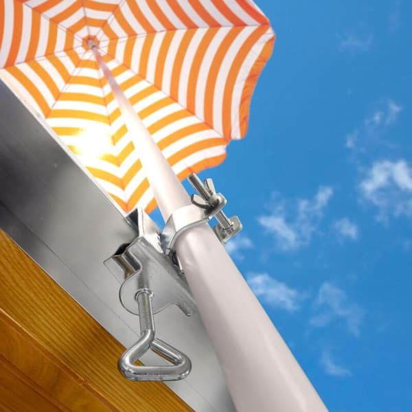 Parasol Base - Parasol Holder for Balustrade or Balcony Table - Parasol Base for Balcony and Terrace (Ø 19-32mm)