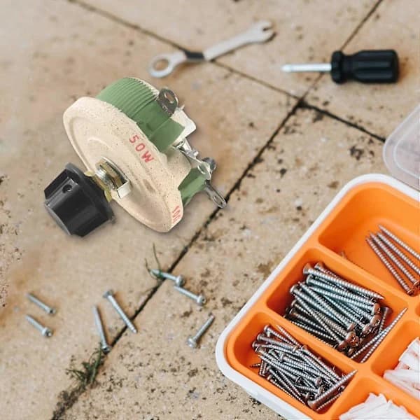 50W 10 Ohm Keramisk Potentiometer Variabel Konisk Pot Modstand Reostat