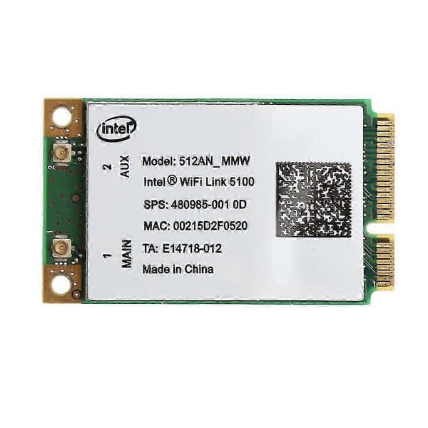 Intel 5100 WIFI -sovitin 512AN_MMW 300M Mini PCI-E langaton WLAN-kortti