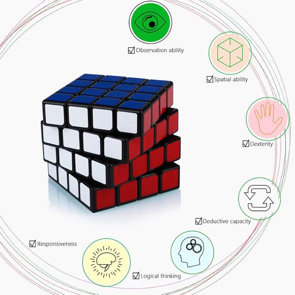 /#/4x4 4x4x4 Magic Puzzle Magic Speed ??Cube Adults Children's Holiday Gift/#/